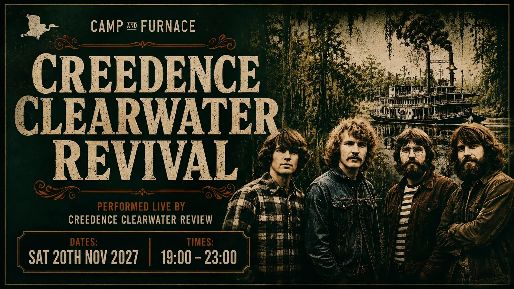 Creedence Clearwater Revival performed LIVE in Liverpool at Liverpool