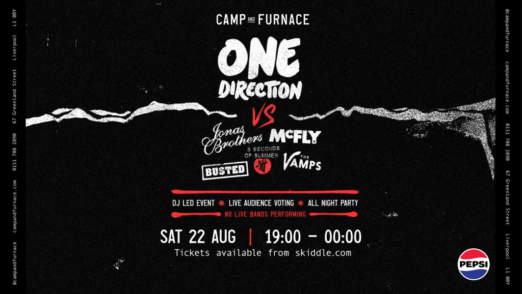 One Direction Vs… at Camp & Furnace