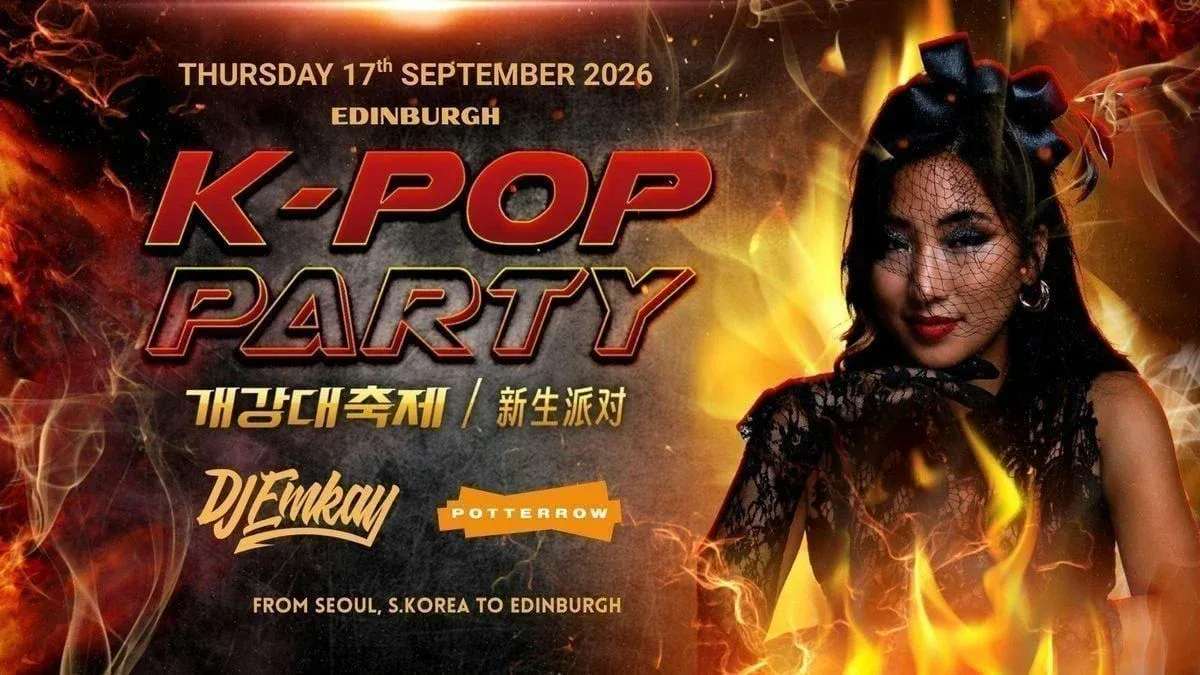 Edinburgh K-Pop Party - Fire Tour with DJ EMKAY | Thursday 17th September at Potterrow Nightclub