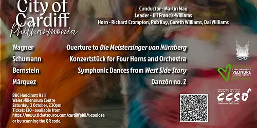 City of Cardiff Philharmonia Concert - October 3, 2026 at BBC Hoddinott Hall, Cardiff Bay