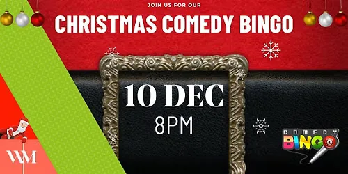 Comedy Bingo 10 December