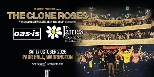 The Clone Roses LIVE at Warrington Parr Hall at Pyramid & Parr Hall