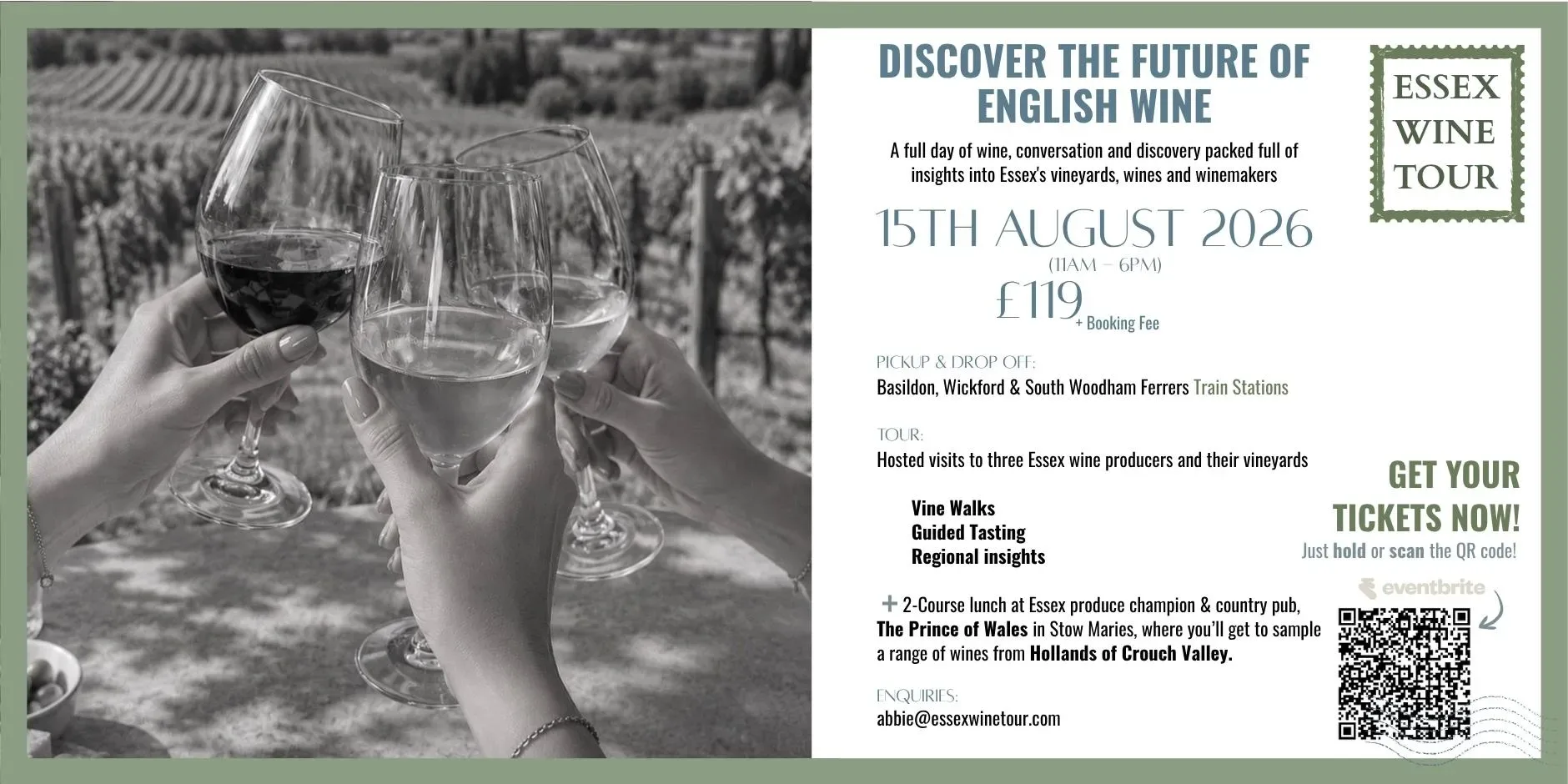 August Essex Wine Tour: Discover the Future of English Wine at Clayhill Vineyard