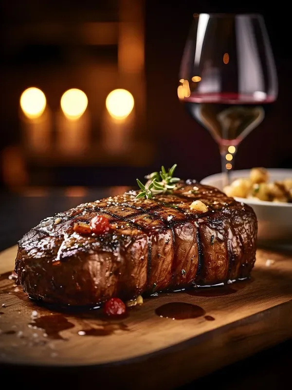 Steak & Wine Pairing at The Blue Strawberry Bistro