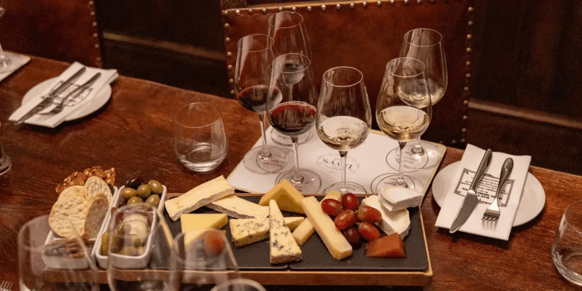 Davy’s Wine and Cheese Tasting Flight at El Vino Blackfriars