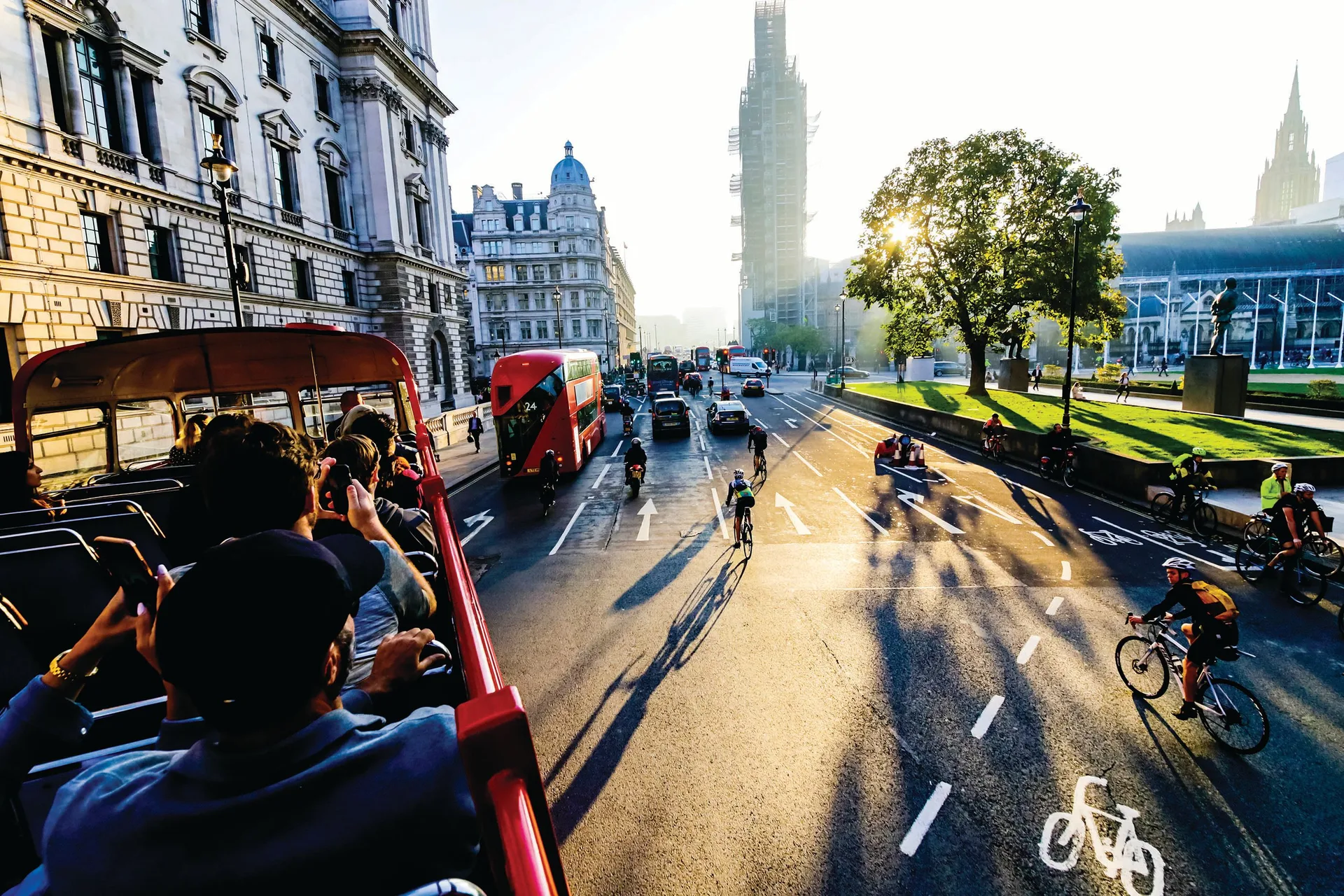 Open top Bus Tour with River Cruise with Optional London Eye or Fish & Chips at Victoria Coach Station