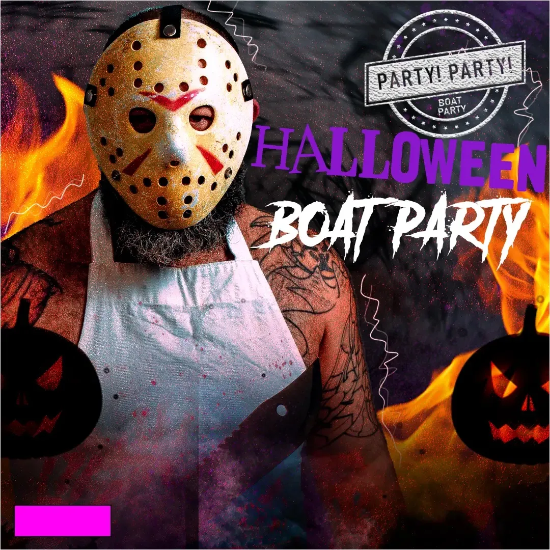 PARTY PARTY HALLOWEEN BOAT PARTY / £20 flash sale at Crown Pier