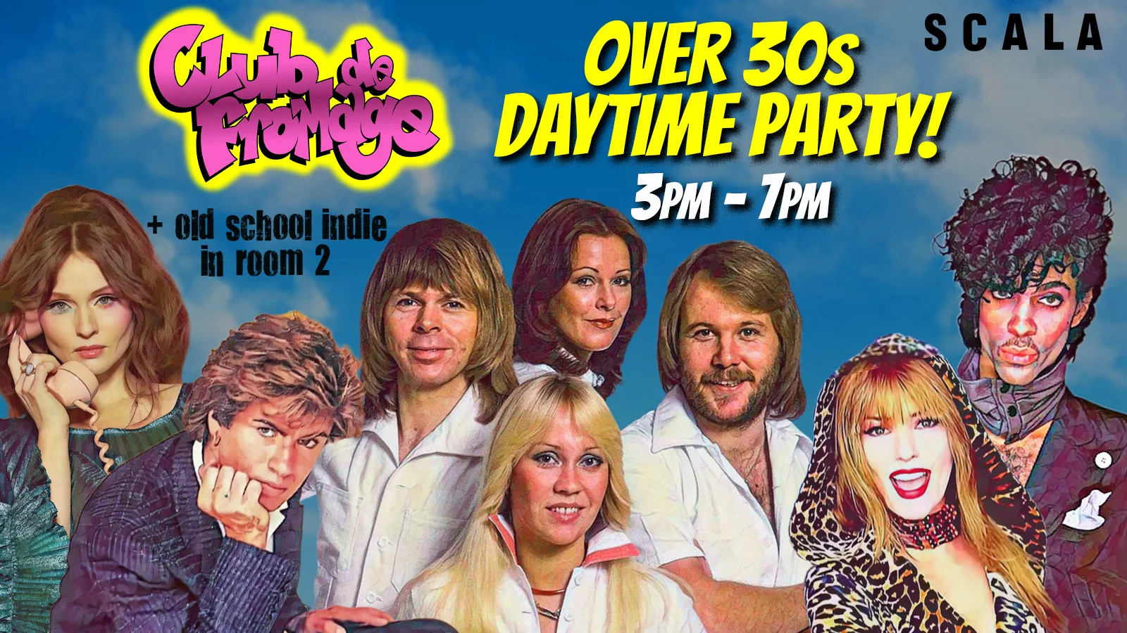 Club de Fromage - Over 30s Daytime Party: 15 August, 3pm-7pm at Scala
