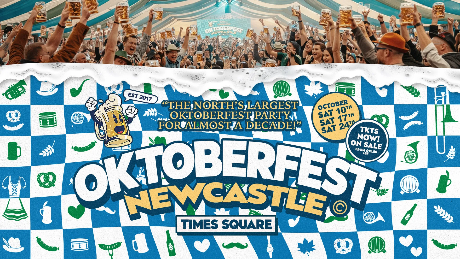Oktoberfest Newcastle - Saturday 10th October 2026 at Times Square