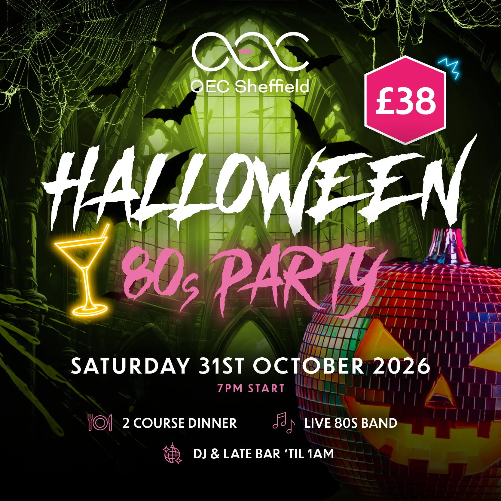 Halloween 80's Party at OEC Sheffield