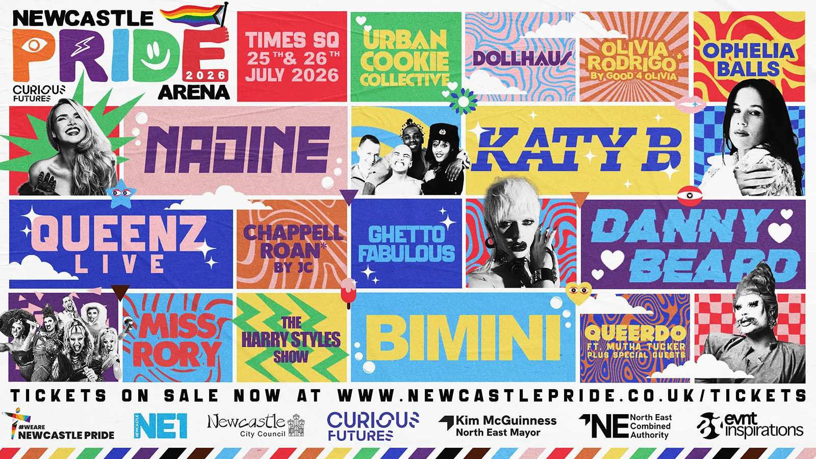 Newcastle Pride Arena 2026 🌈 Times Square, Newcastle at The Biggest Superclubs in London!