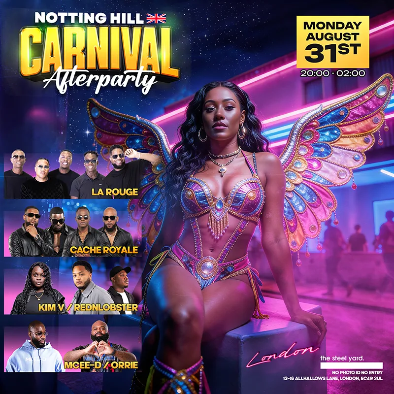 Notting Hill Carnival After Party at The Steel Yard
