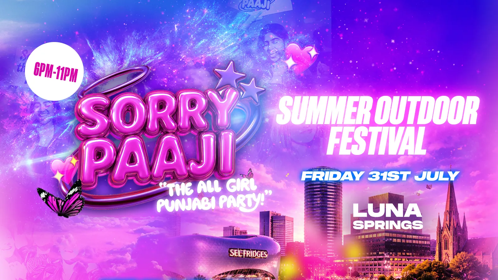 Sorry Paaji - Summer Outdoor Festival - Luna Springs [FINAL TICKETS REMAINING!]