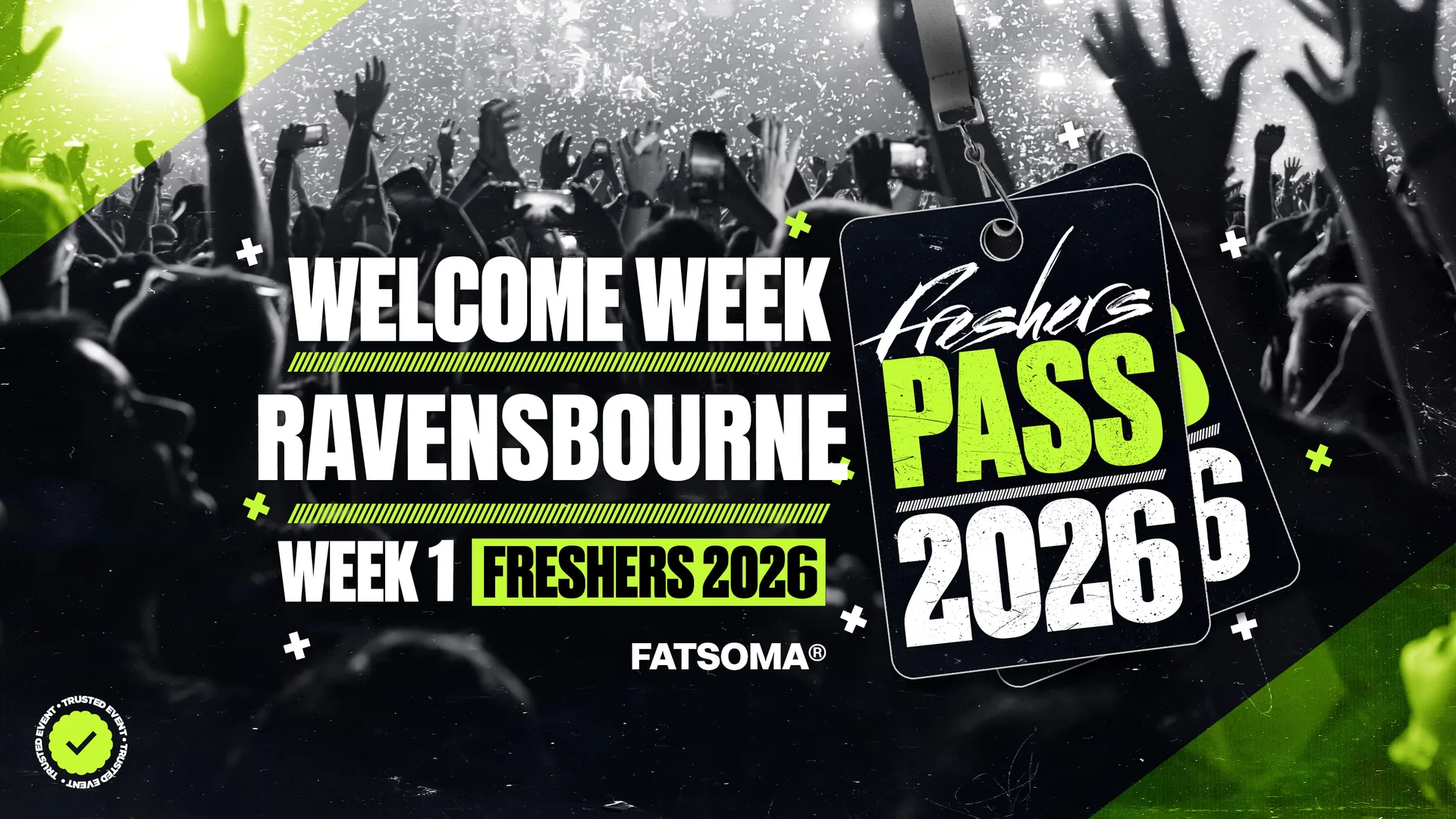Ravensbourne Freshers Pass 2026 at All the best clubs & venues