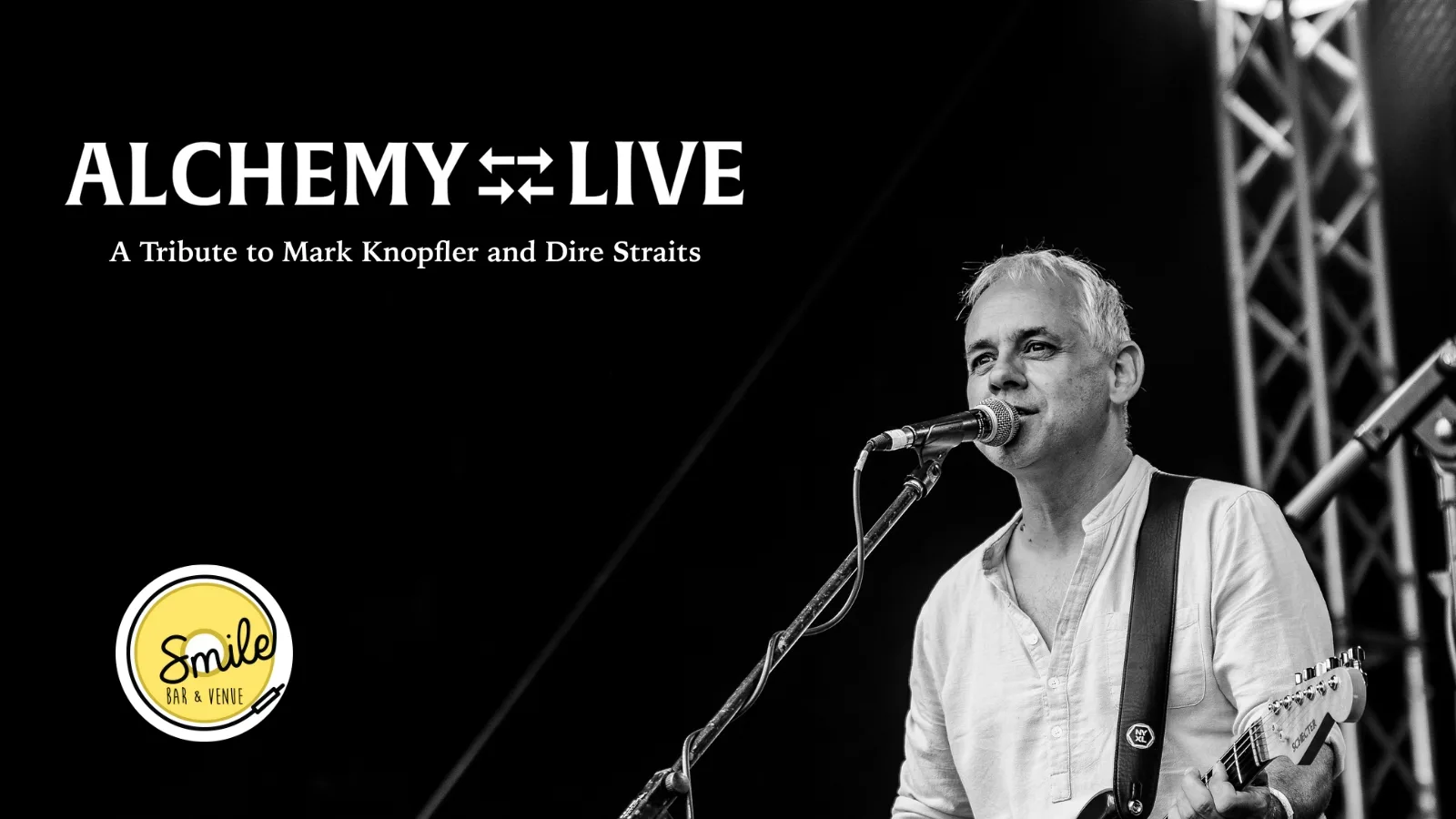 ALCHEMY LIVE – A TRIBUTE MARK KNOPFLER & DIRE STRAITS at Smile Bar and Venue
