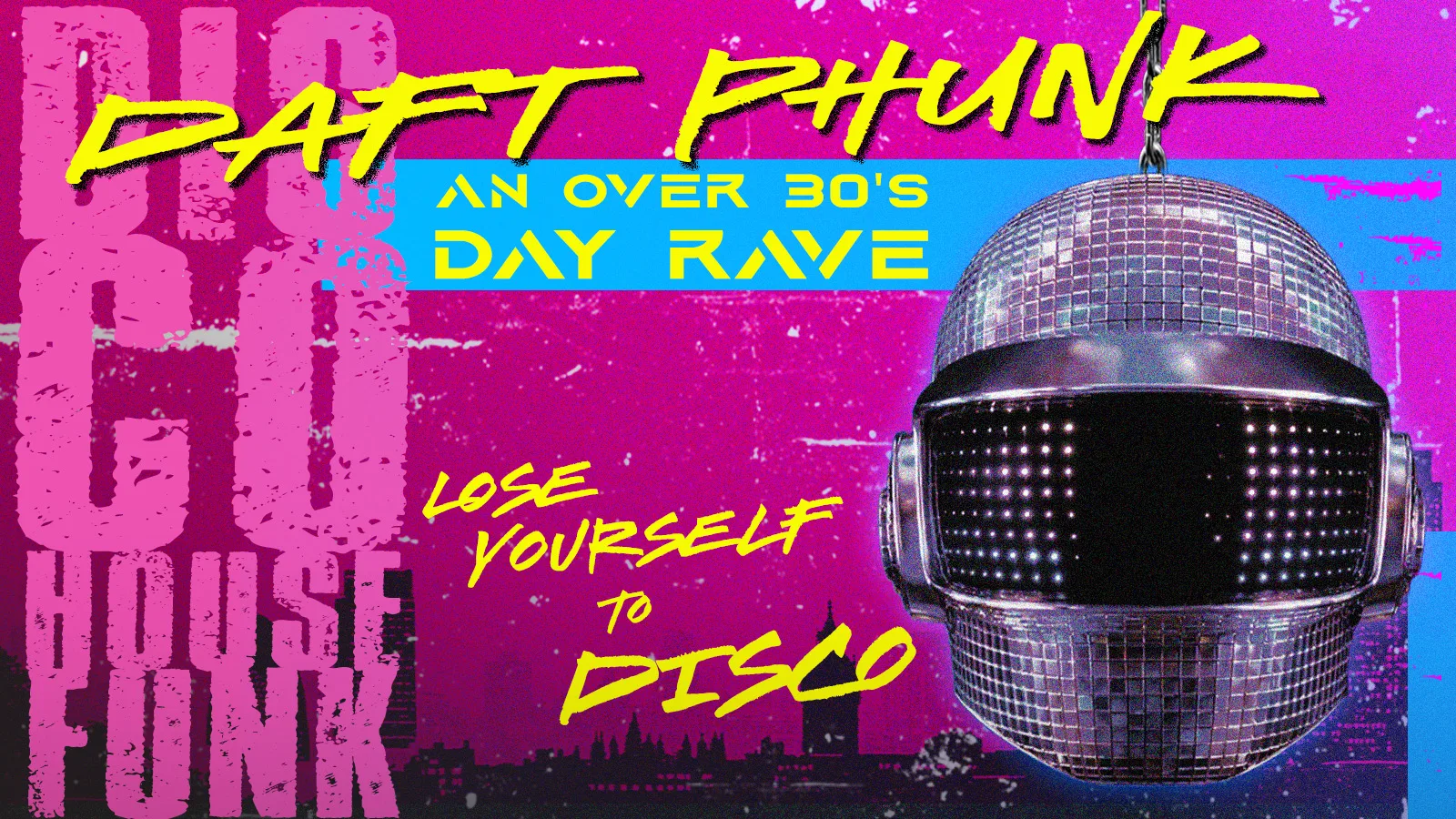 DAFT PHUNK - A DISCO AND HOUSE AFTERNOON PARTY FOR OVER 30S at The Roxy Bar + Club