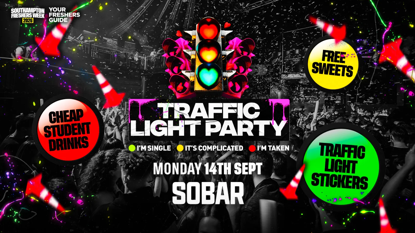 Traffic Light Party | Southampton Freshers 2026 at Southampton Freshers 2026