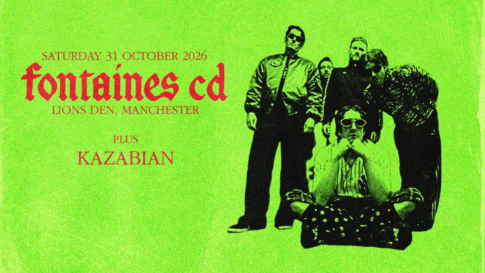 Fontaines C.D. (Fontaines D.C. Tribute) at Lions Den Manchester