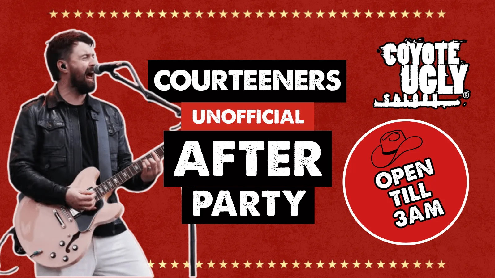 COURTEENERS UNOFFICIAL AFTERPARTY at Coyote Ugly Saloon Birmingham