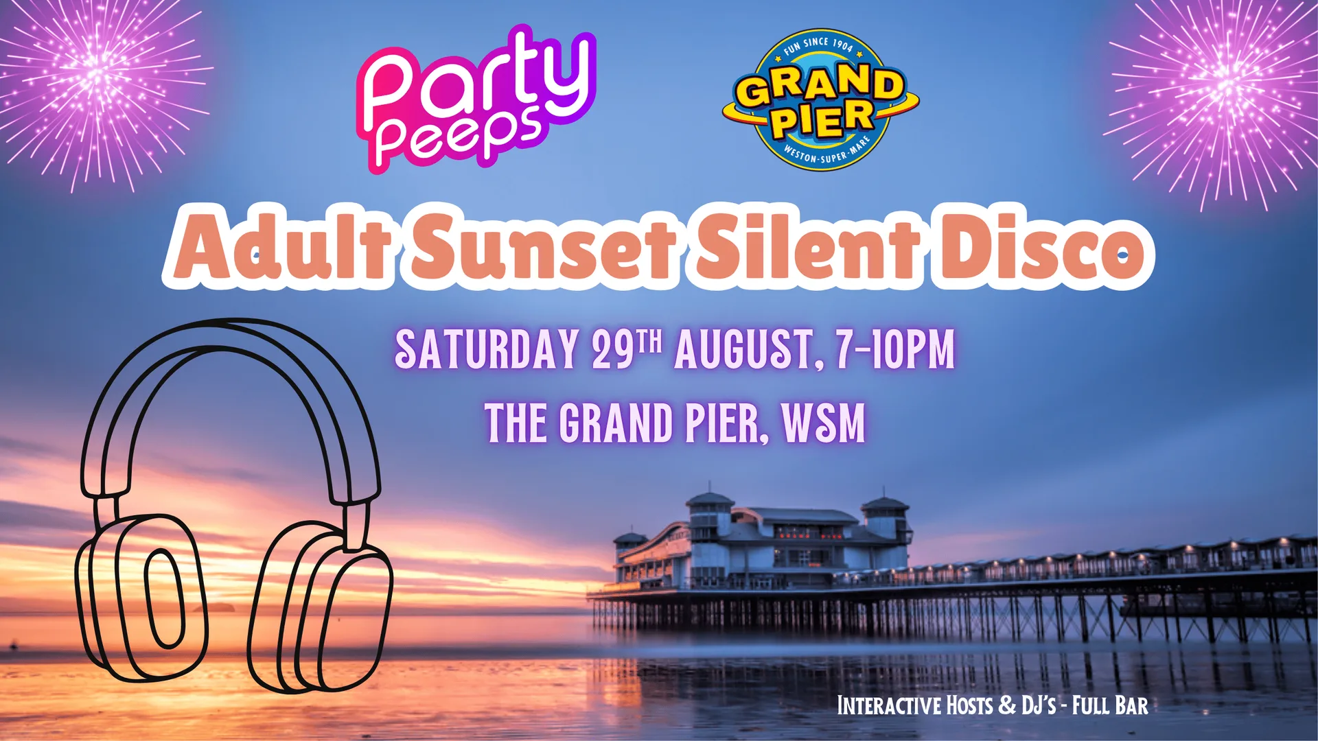 Adult Sunset Silent Disco