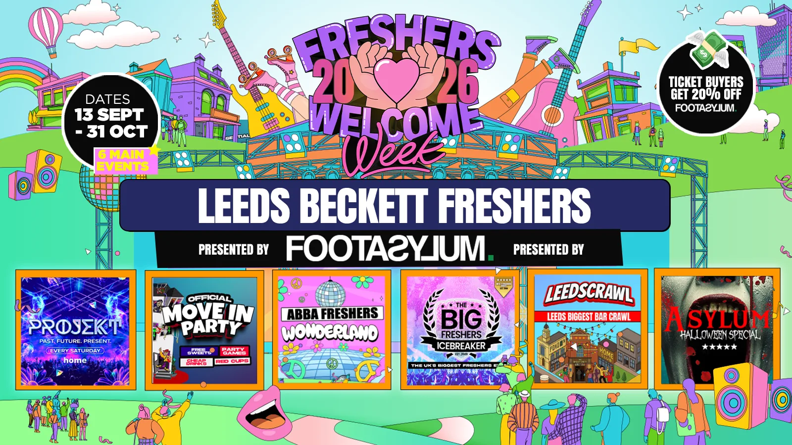Beckett Freshers Welcome Week 2026 🎓 - Presented by FOOTASYLUM - UK Largest Freshers Events- Sold Out 10 Years Running 🏆 at Chinawhite Birmingham