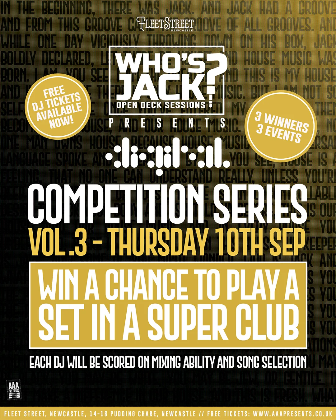 Who's Jack? // VOLUME 3 // DIGITAL COMP SERIES at Fleet Street