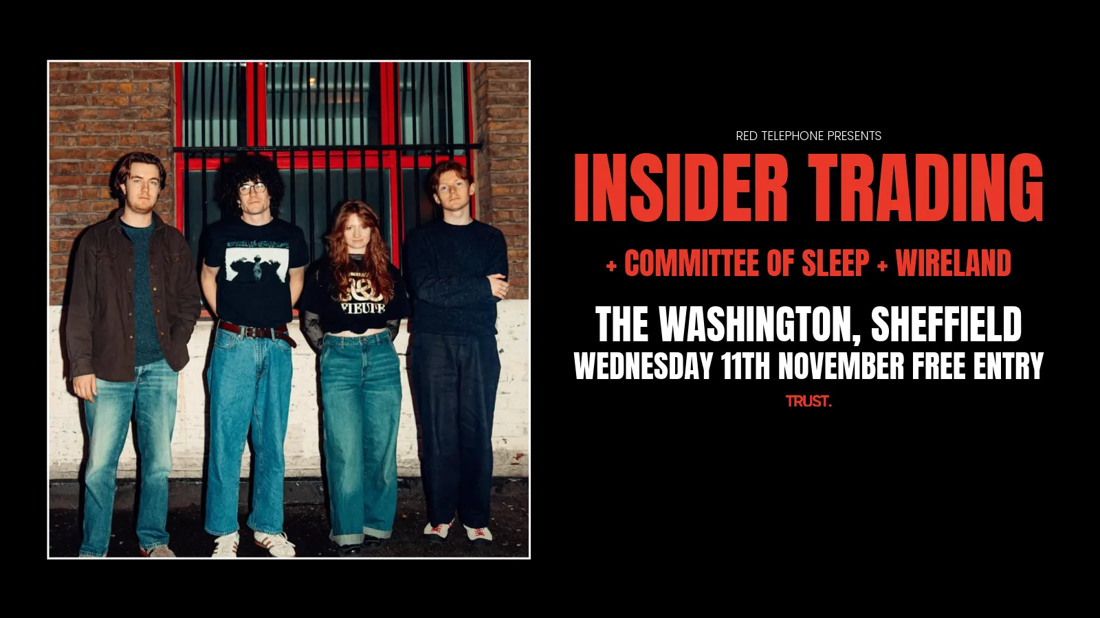 Insider Trading + Committee of Sleep & Wireland at The Washington