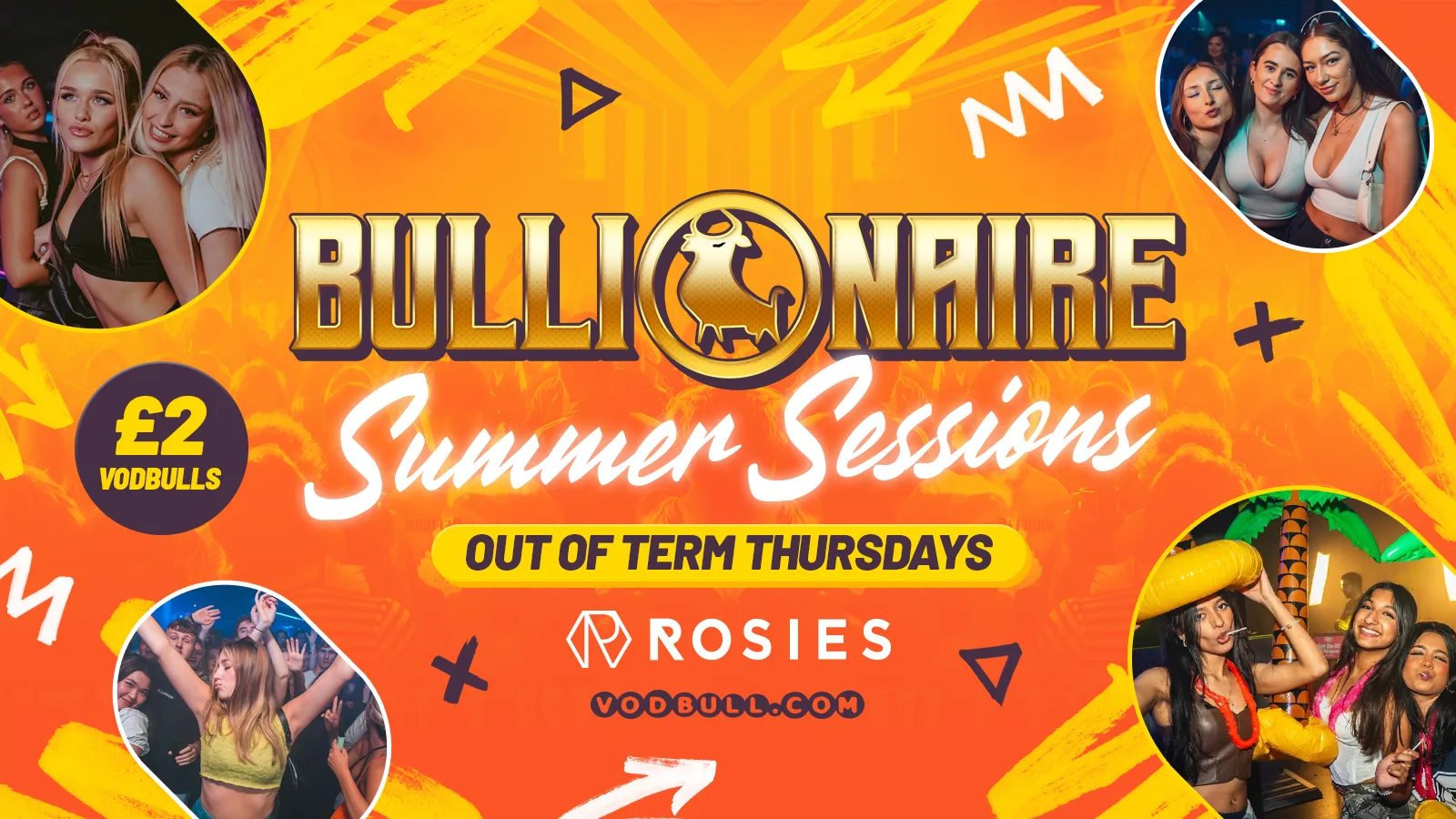 Bullionaire™️ Summer Sessions at Rosies by Vodbull ⭐️ 27/08 at Rosies
