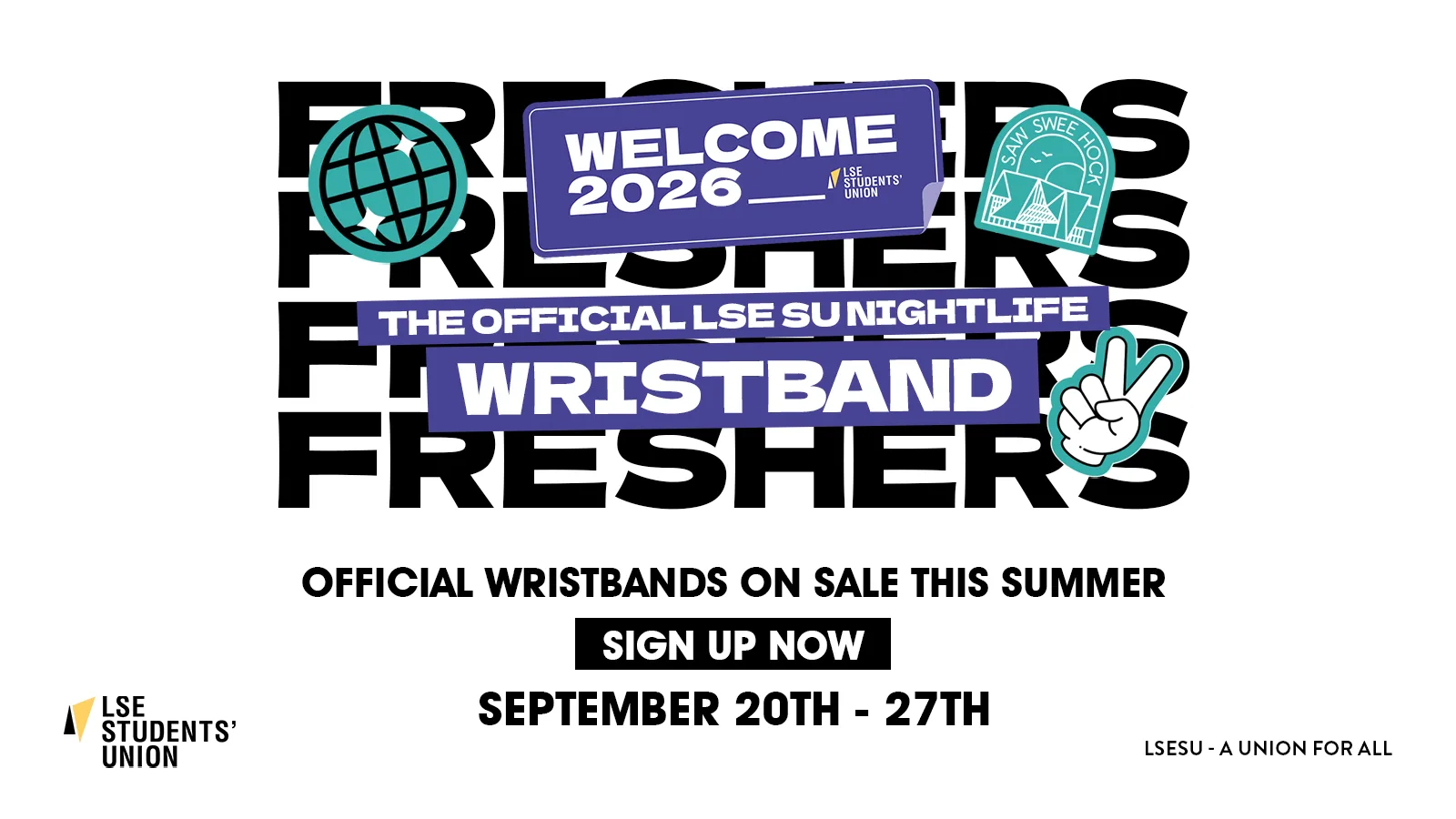 LSE Nightlife Wristband - The Official 2026 Welcome Pass ✅ at Various Venues