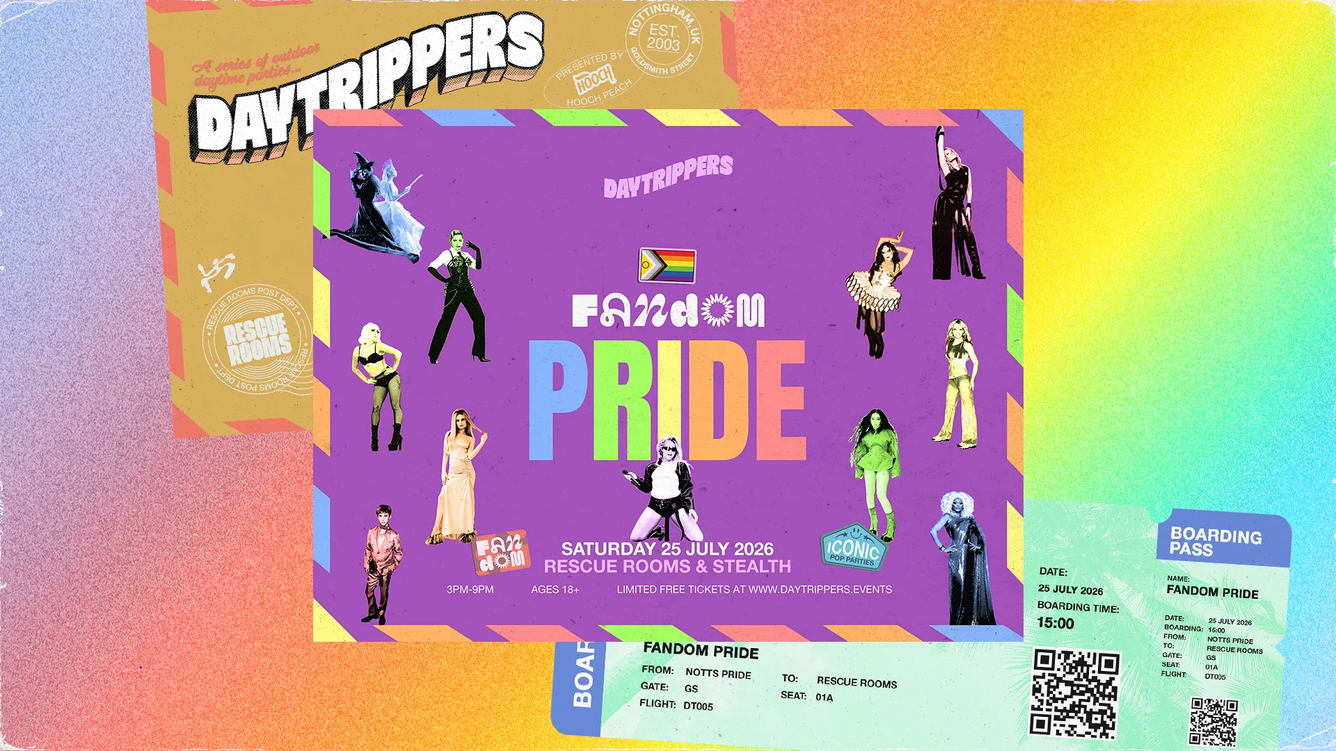 Daytrippers: FANDOM PRIDE — Outdoor Day Party! at Rescue Rooms