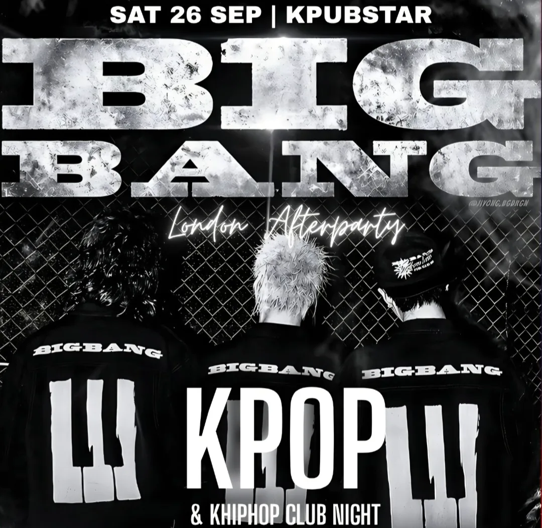 BIGBANG LONDON AFTERPARTY: Freshers KPop Club Night | KPop KHipHop EDM | Tickets from £5 | 26/9/26 at Kpubstar
