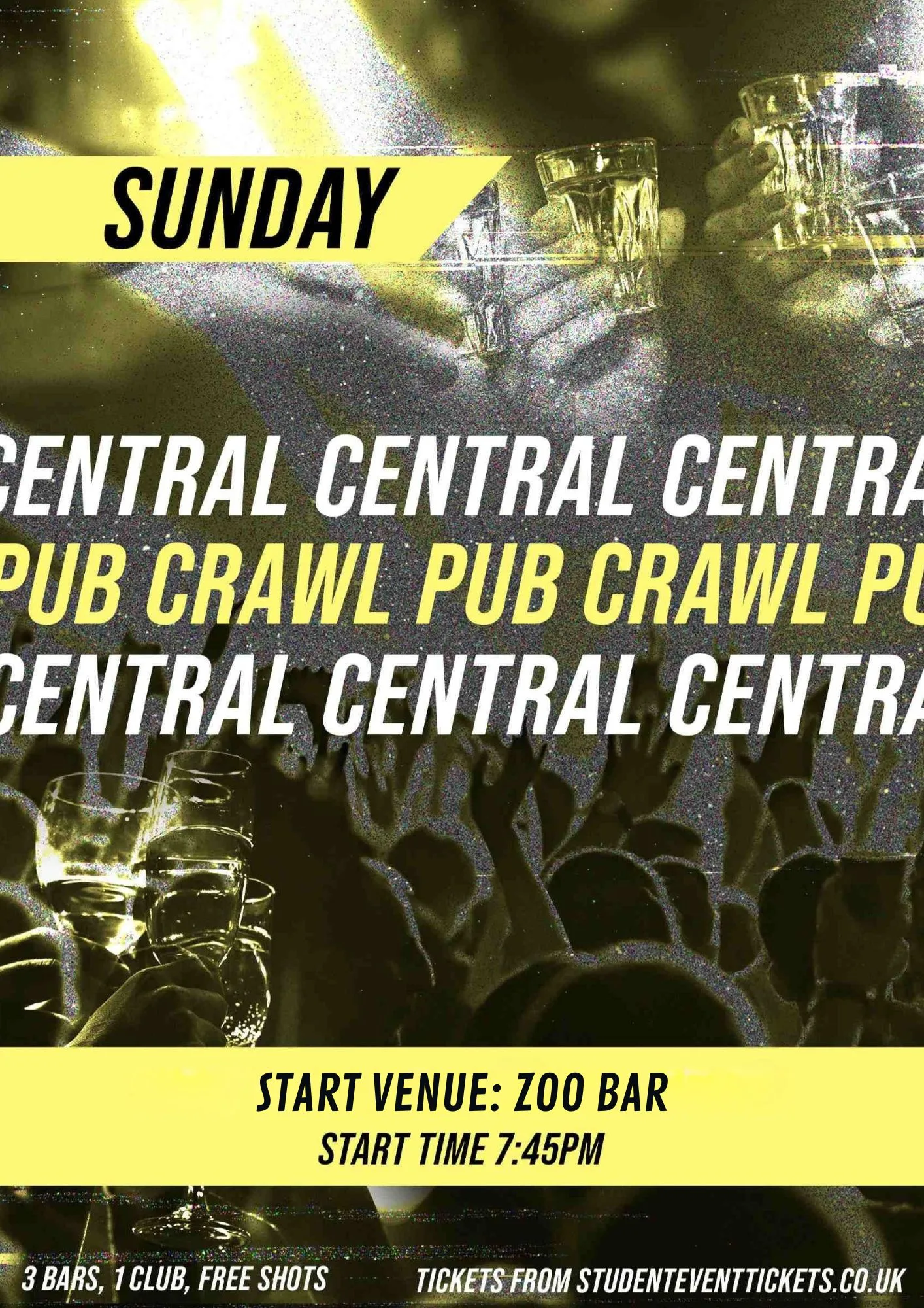 CENTRAL LONDON PUB CRAWL SUNDAY 16TH AUGUST at Zoo Bar & Club