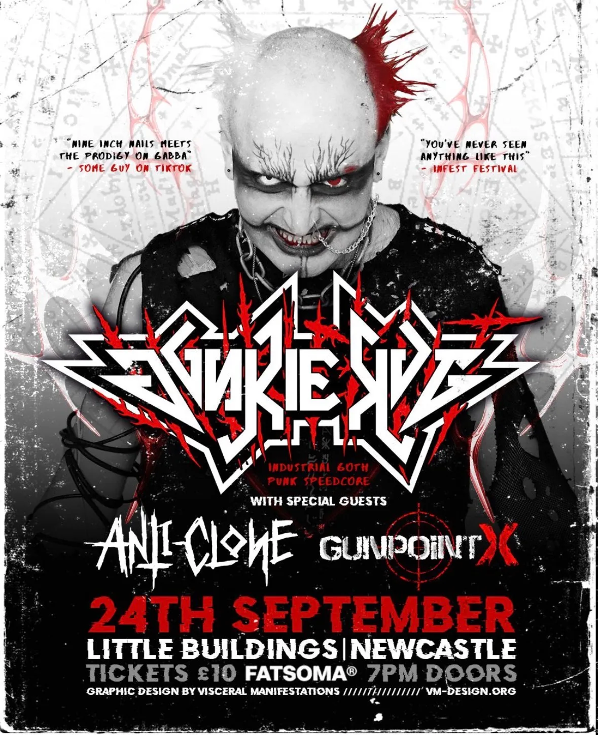 Junkie Kut//Anti-Clone// GunPointX at Little Buildings 