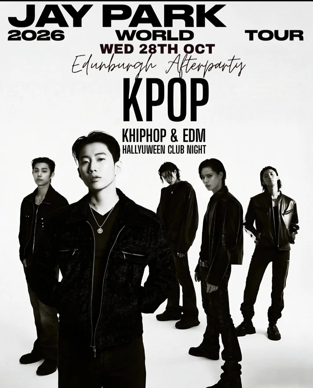 JAY PARK EDINBURGH AFTERPARTY: Hallyuween Club Night | KPop KHipHop EDM | Tickets from £5 | 28/10/26 at The University of Edinburgh