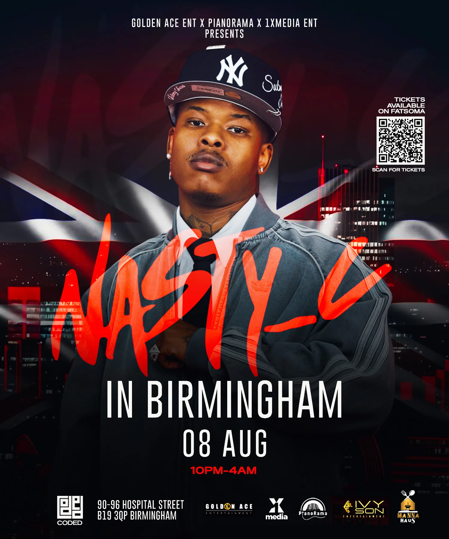 Nasty C Live in Birmingham at Coded Birmingham