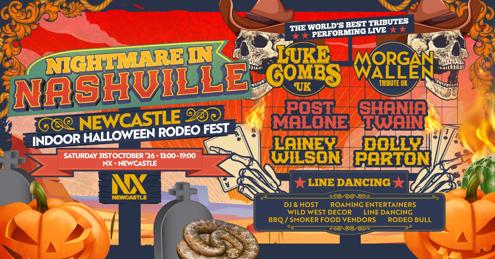Nightmare in Nashville Indoor Rodeo Show | NX at NX Newcastle