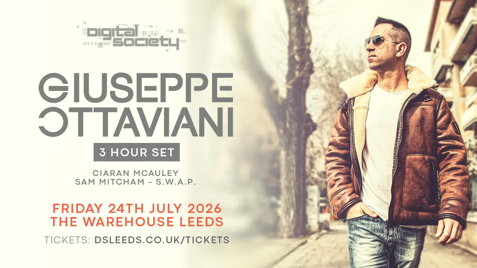Giuseppe Ottaviani [3 Hour Set] – Digital Society Leeds at The Warehouse