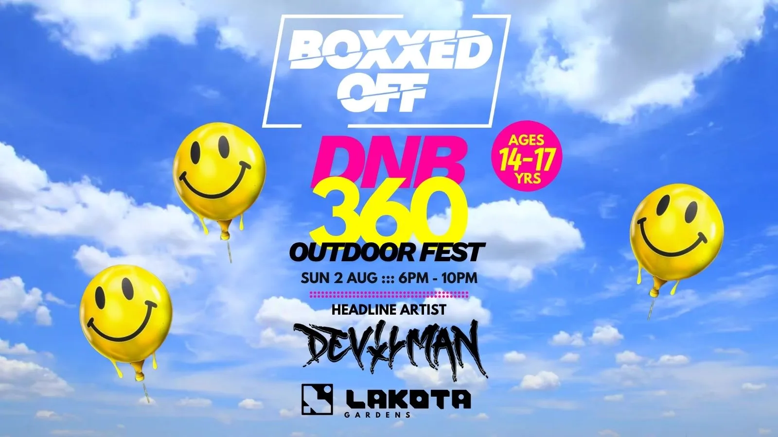 BOXXED OFF BRISTOL 🔊 DNB 360 OUTDOOR FEST 🔊 at Lakota