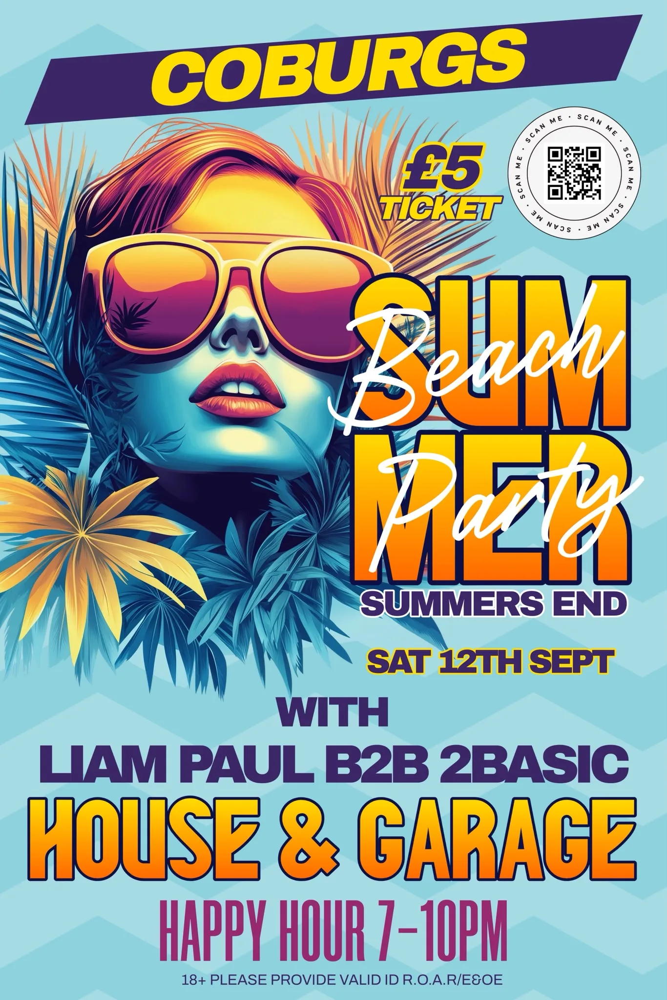 Summer beach party