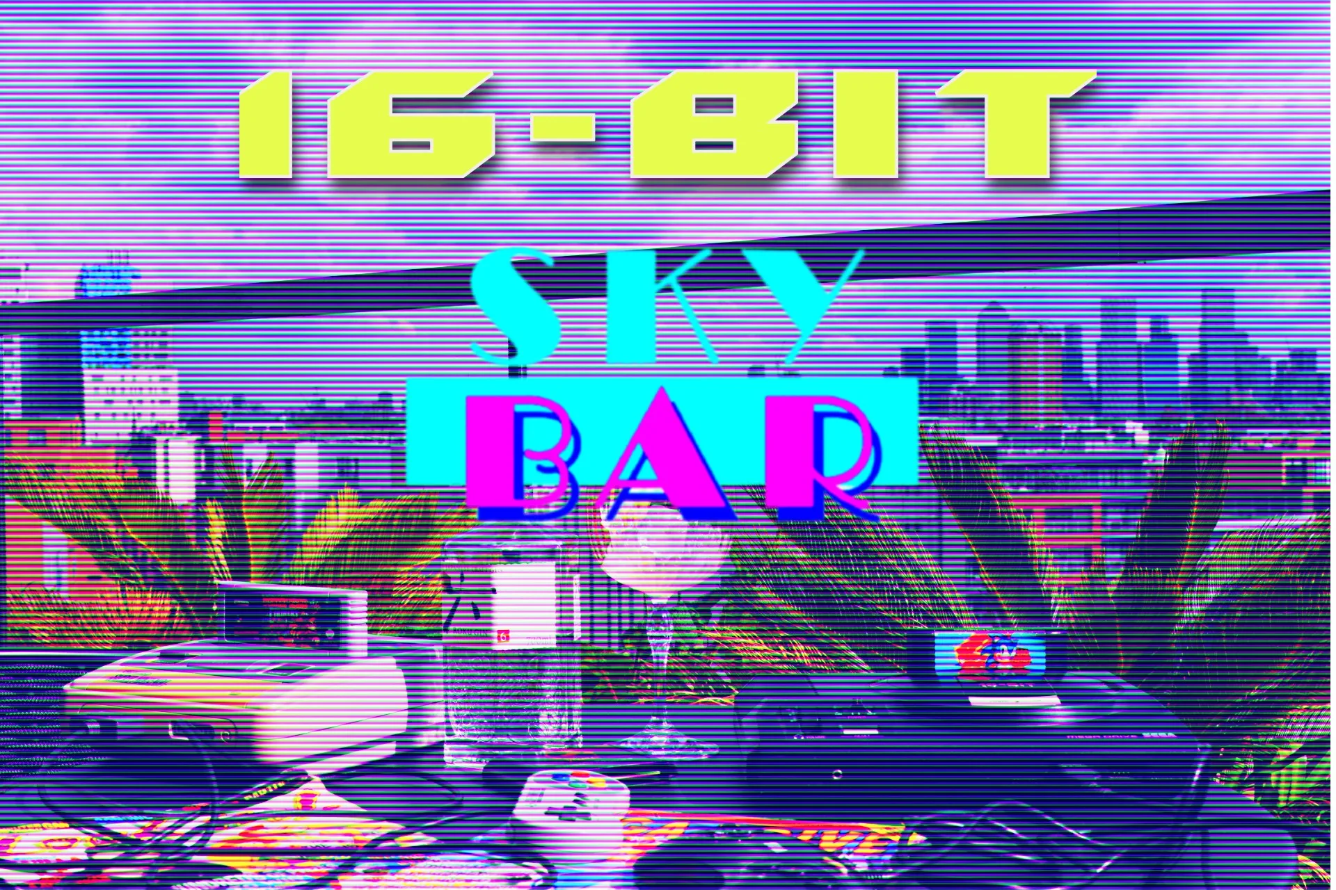 16-BIT SKY BAR. Rooftop Retro Gaming & Networking