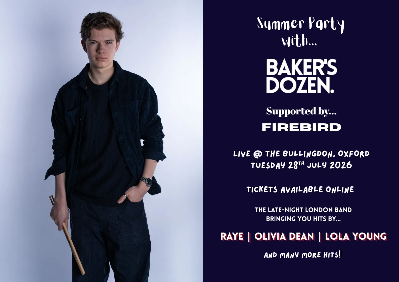 Summer Party With Baker's Dozen | LIVE @ The Bullingdon at The Bullingdon