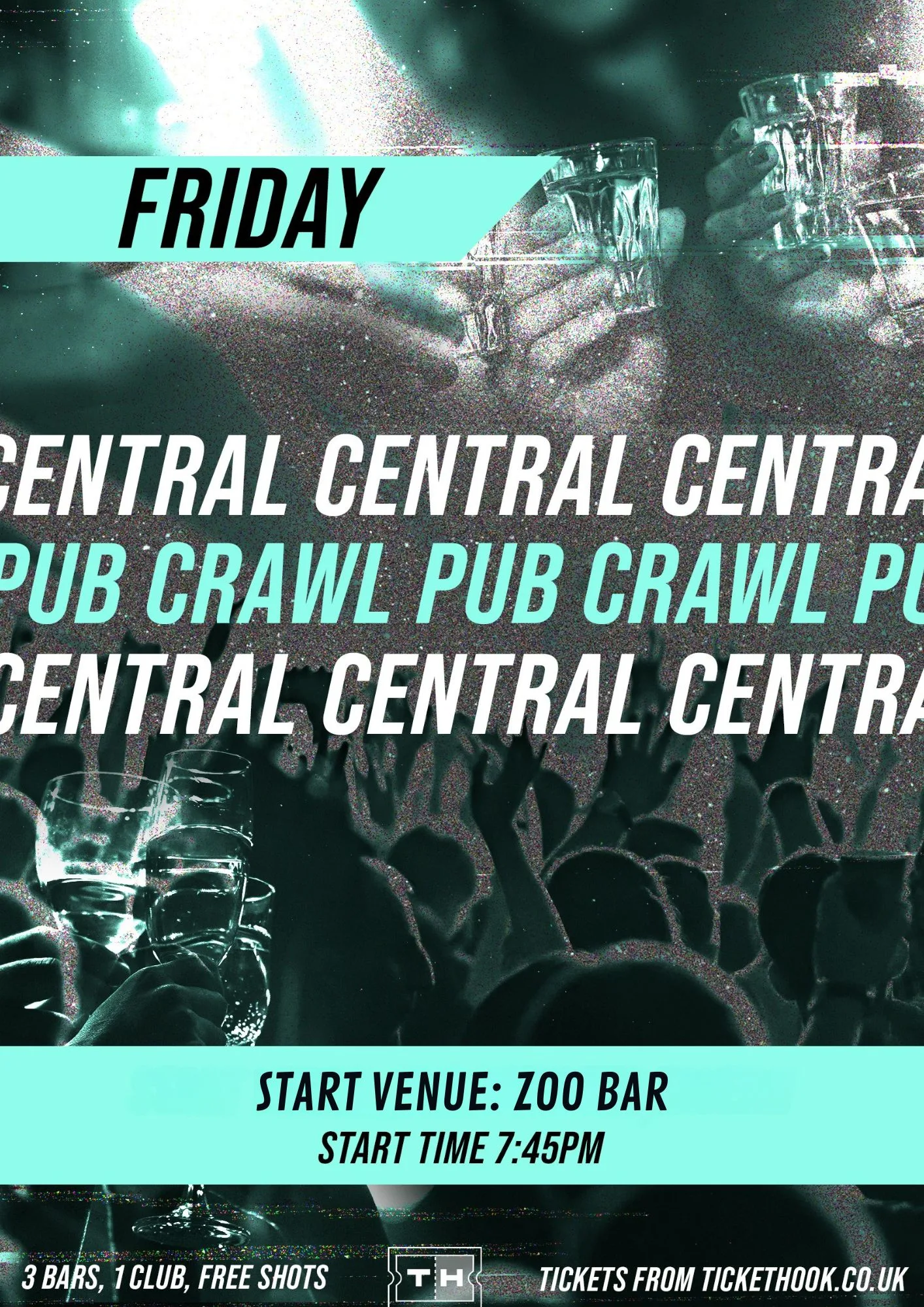CENTRAL LONDON PUB CRAWL FRIDAY 14TH AUGUST at Zoo Bar & Club