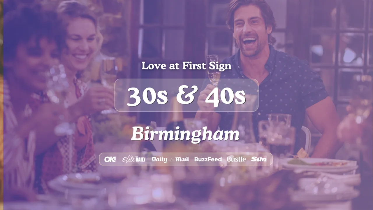 30s & 40s Singles Night at Slug and Lettuce Birmingham | Love at First Sign at Slug & Lettuce - Birmingham