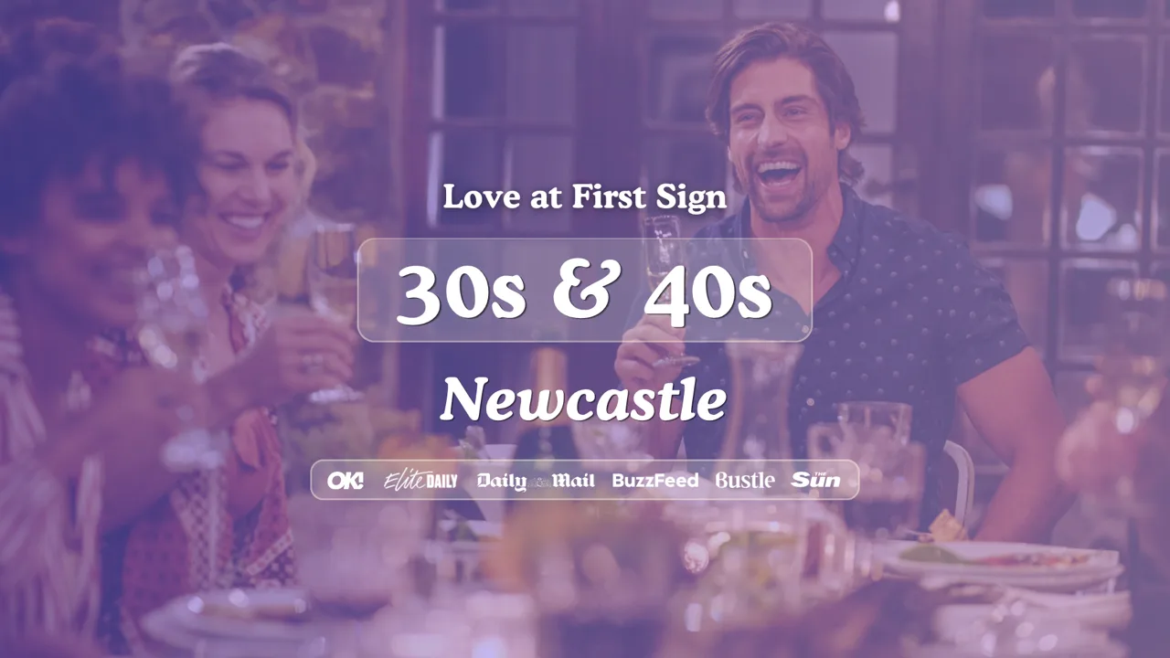 30s & 40s Singles Night at Harry's Bar Newcastle | Love at First Sign at Harry's Bar Newcastle