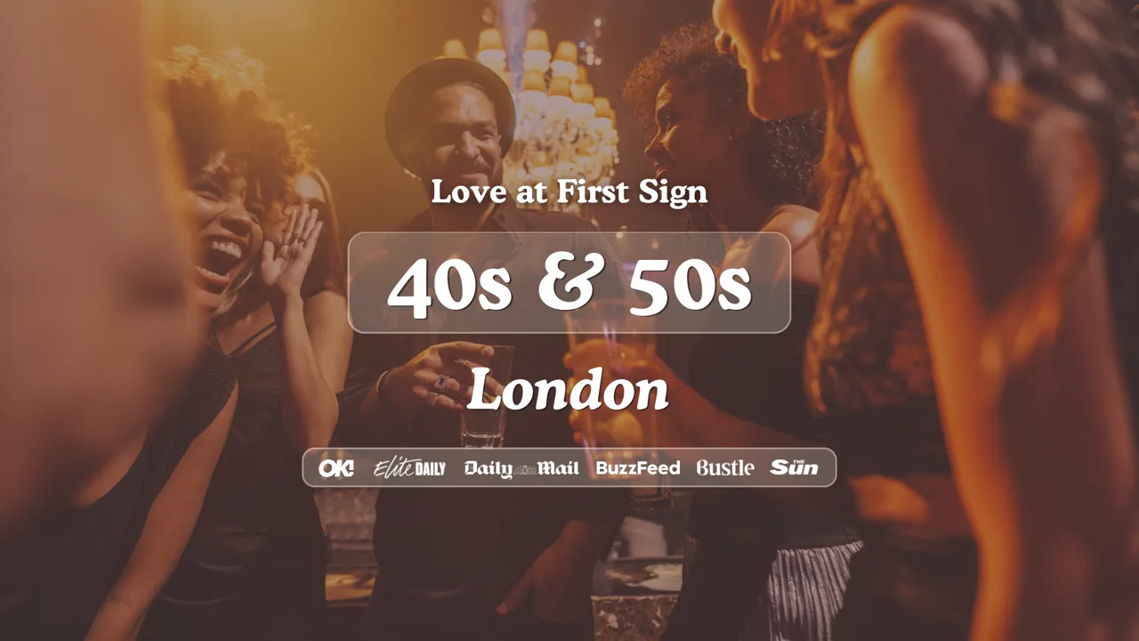 40s & 50s Singles Night at The Grove London | Love at First Sign at The Grove
