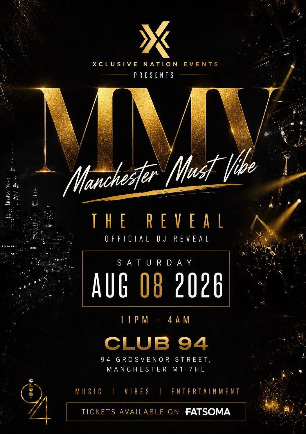 MANCHESTER MUST VIBE at CLUB94 MANCHESTER