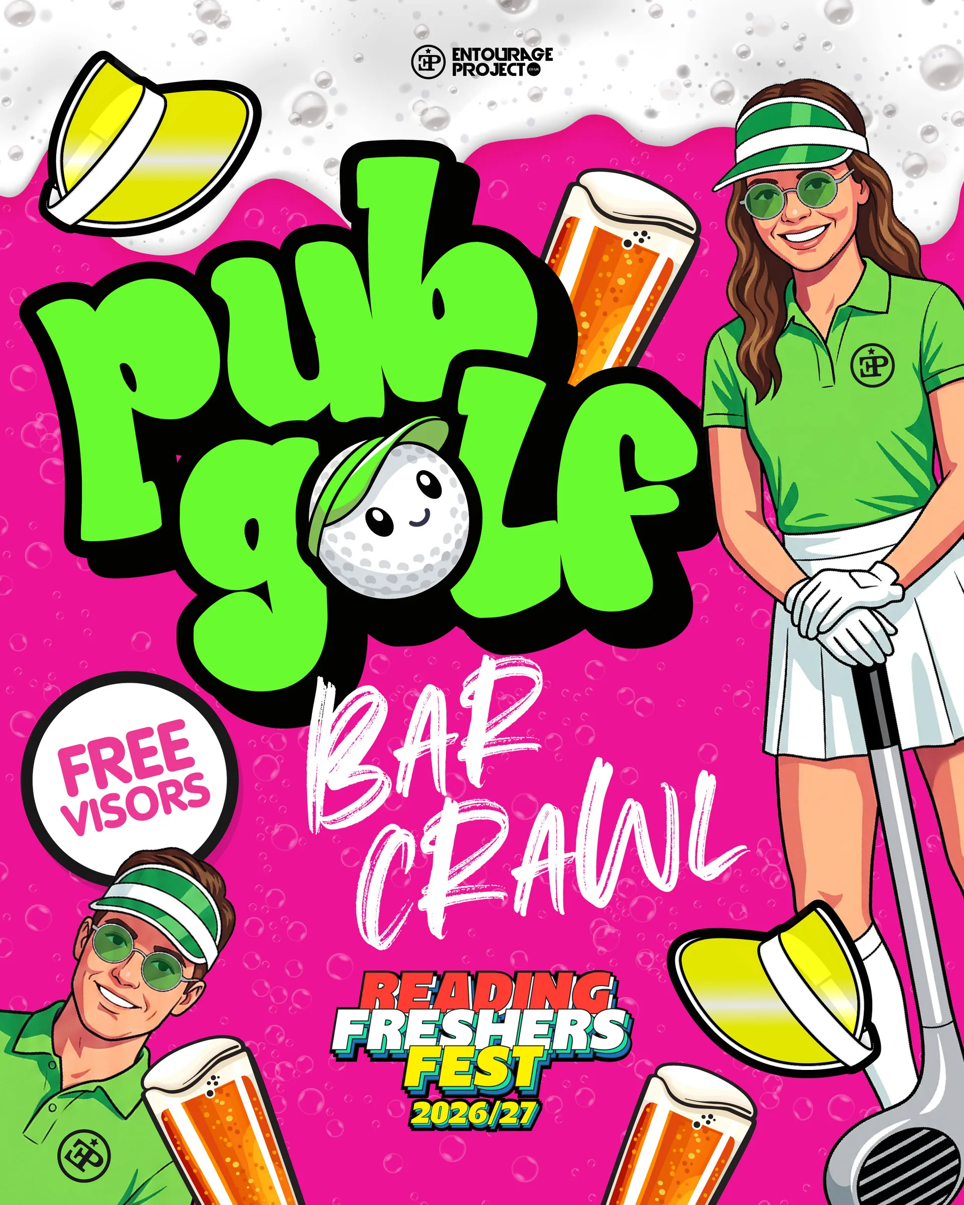 PUB GOLF BAR CRAWL⛳️ (PART OF FRESHERS FEST 26) at Multiple Venues