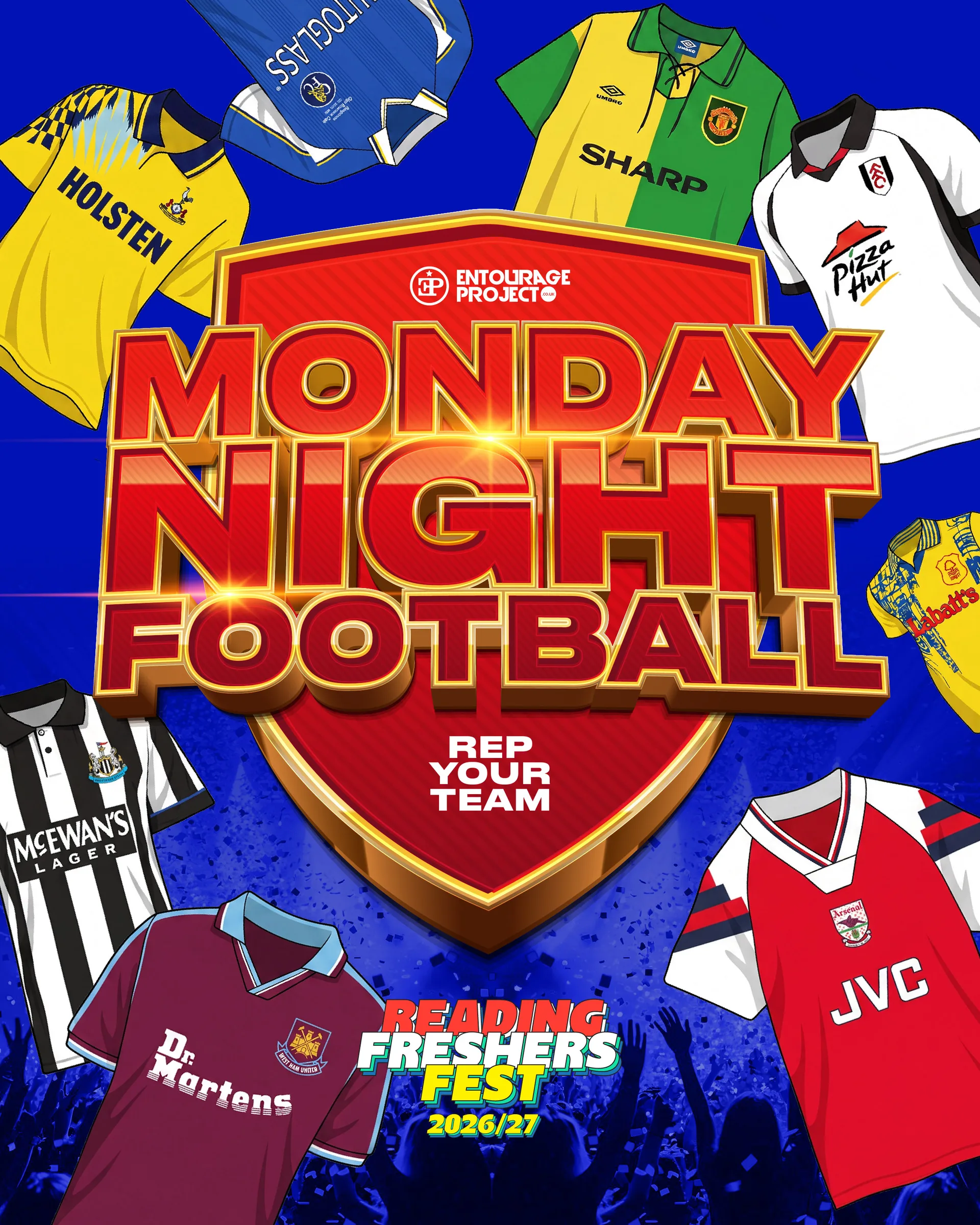 MONDAY NIGHT FOOTBALL🏟️ (PART OF FRESHERS FEST 26) at Multiple Venues