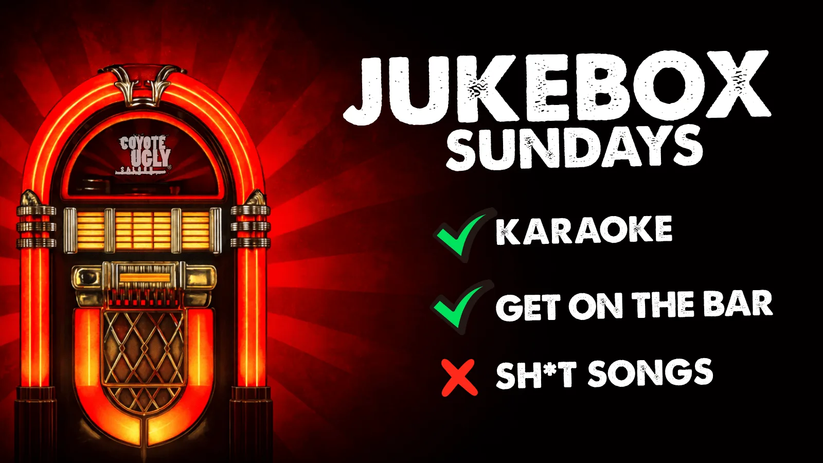 JUKEBOX SUNDAYS - BAR TOP KARAOKE