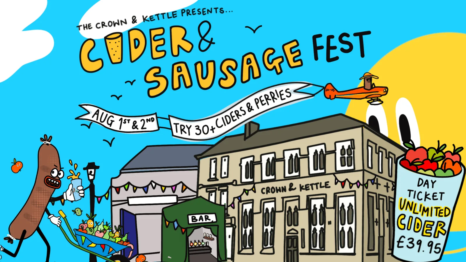 The Crown & Kettle Presents... Cider & Sausage Fest 2026!